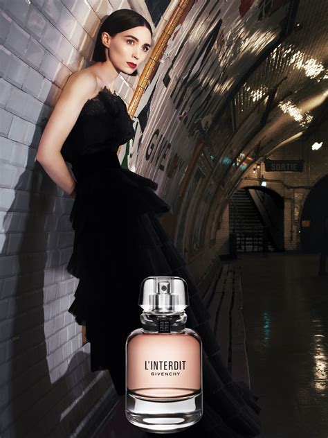 rooney mara givenchy perfume|givenchy play for him.